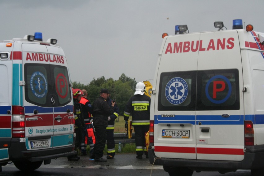 Wypadek autokaru Gdynia-Katowice w Głogówku Królewskim