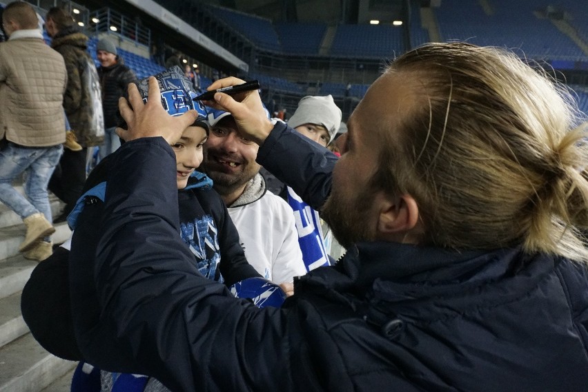 Podczas meczu Lech Poznań - Wisła Płock (2:1) atmosfera na...