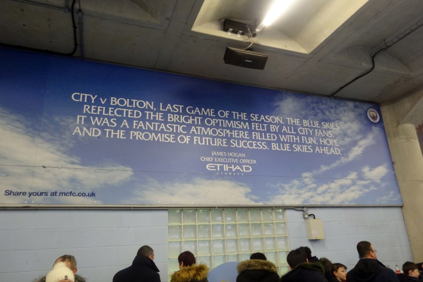 Etihad Stadium od kuchni. Zwiedzamy stadion i muzeum...