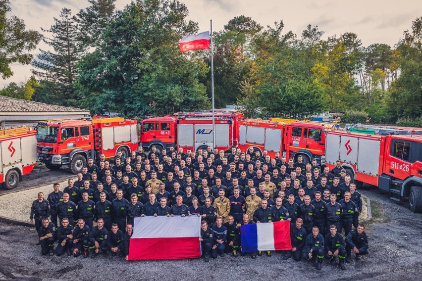 Nasi strażacy wracają do Polski. To oni pomagali w gaszeniu pożarów we Francji