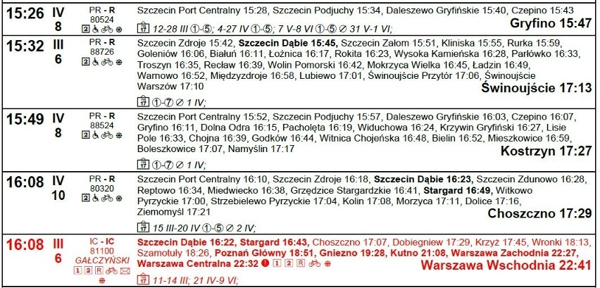 Nowy rozkład jazdy PKP - Szczecin odjazdy od 11.03.2018. Zobacz zmiany. Pilotażowo startuje Szczecińska Kolej Metropolitalna