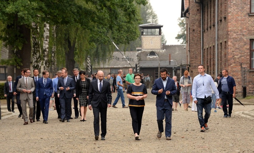 Premier Ewa Kopacz odwiedziła obóz Auschwitz-Birkenau