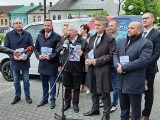 Parlamentarzyści i samorządowcy z województwa i powiatu mówili w Jędrzejowie o "Polskim Ładzie" (ZDJĘCIA)