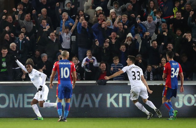 Liga angielska. Swansea wygrało 5:4 z Crystal Palace