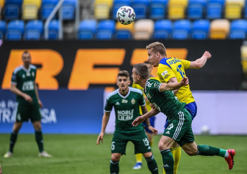 Arka Gdynia - Śląsk Wrocław 2:1 (0:1). Koszmar Śląska w Gdyni! Ósemka wciąż niepewna (Wynik, relacja, skrót, bramki)