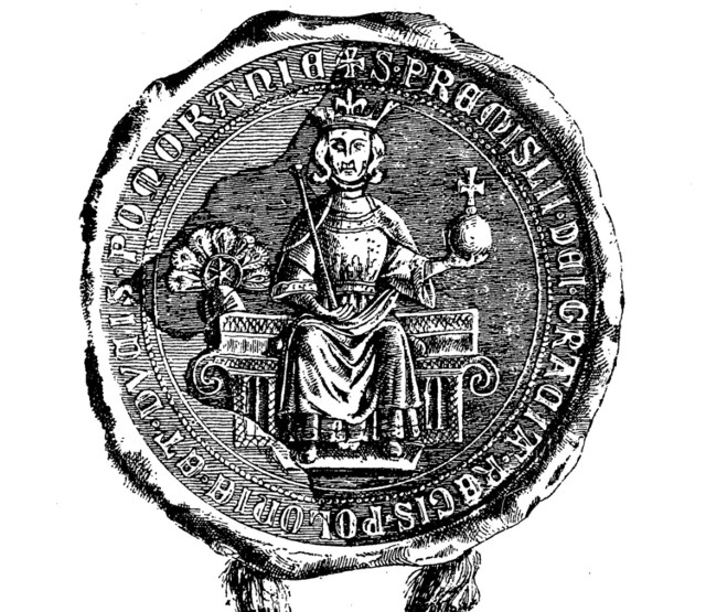 Pieczęć królewska Przemysła II z 1296 r.