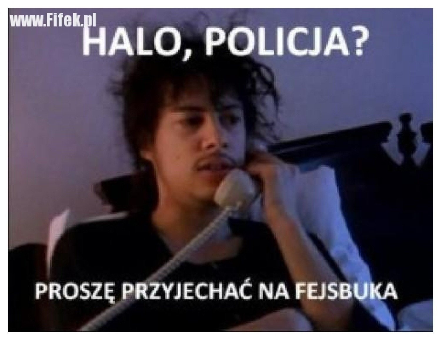 Halo Policja Proszę Przyjechać Na Fejsbuka