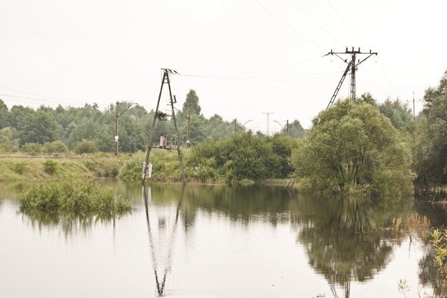 Sędziszów. Zagrożona zalaniem była stacja transformatorowa.