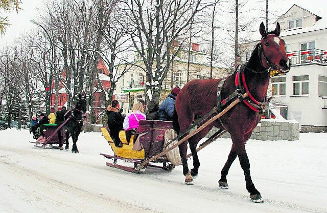 Przez ostatnie lata kuligi jeździły ulicami miasta. O ile turyści i górale mieli szczęście, jeżdżą po śniegu, a nie po asfalcie