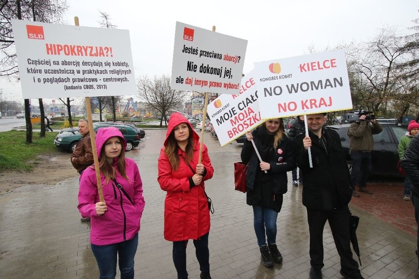  "No woman, no kraj". Demonstracja przeciwko ustawie antyaborcyjnej w Kielcach