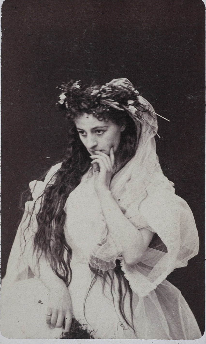 Helena Modrzejewska jako Ofelia w "Hamlecie" Szekspira,...