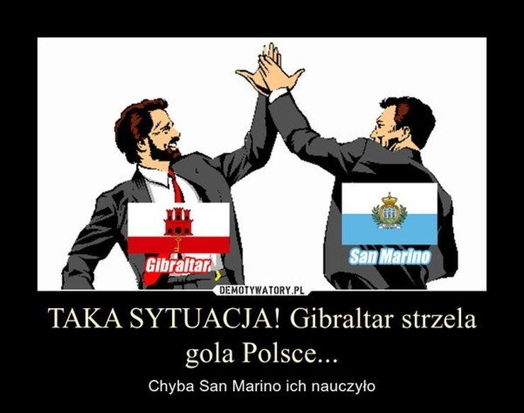 Najlepsze memy po meczu Polska - Gibraltar
