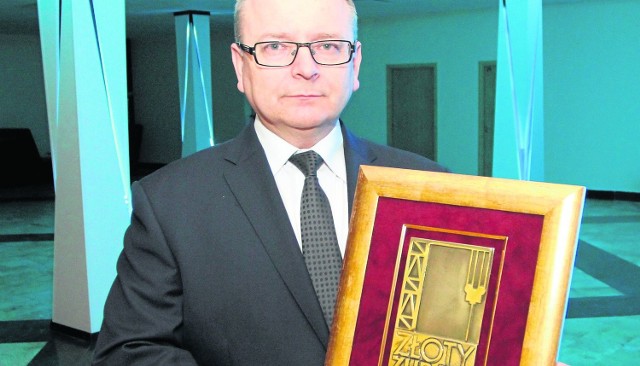 Burmistrz Krzysztof Obratański nagrodę Złotego Żurawia dla kornickiej oczyszczalni ścieków odebrał w ubiegły piątek w Kielcach.