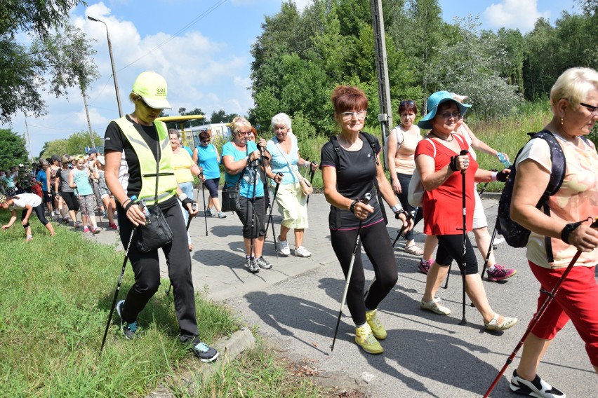 Marsz nordic walking w Zawierciu