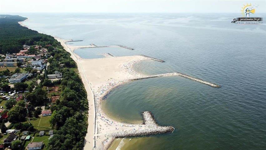 Największa sztuczna plaża w Polsce, znajdująca się w...