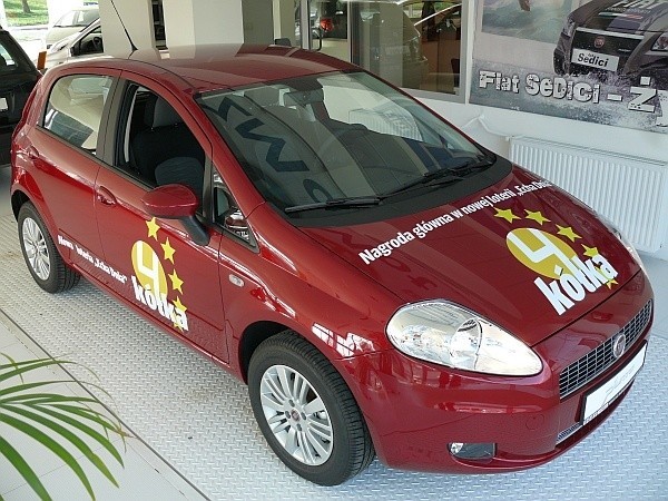 Fiat Grande Punto - nagroda główna w konkursie "CZTERY KÓŁKA"
