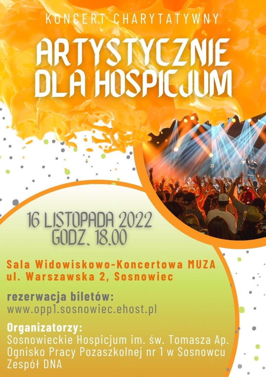 Charytatywny koncert rockowy Sosnowcu. Akcja sosnowieckiego Ogniska Pracy Pozaszkolnej na rzecz sosnowieckiego hospicjum 