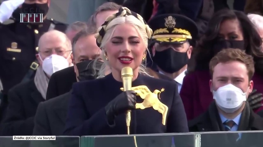 Lady Gaga zaśpiewała hymn Stanów Zjednoczonych na...