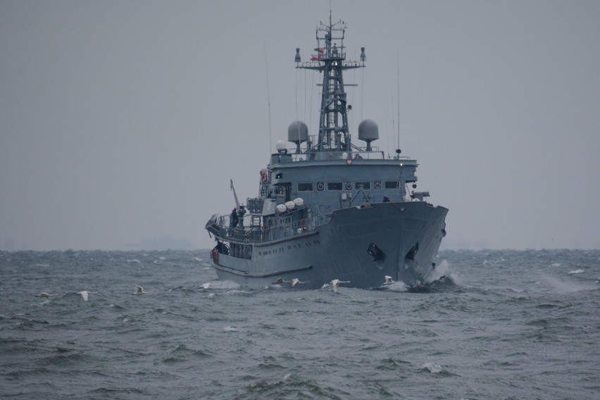 ORP Wodnik został wyremontowany i wrócił do służby na morzu 