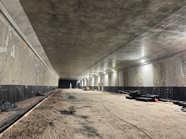 Budowa tunelu na powstającej obwodnicy Krakowa