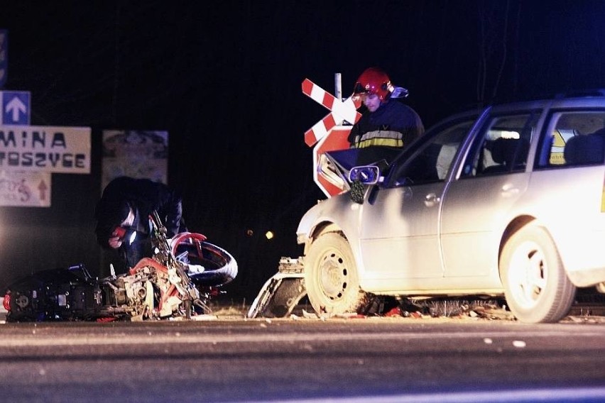 Śmiertelny wypadek motocyklisty pod Legnicą