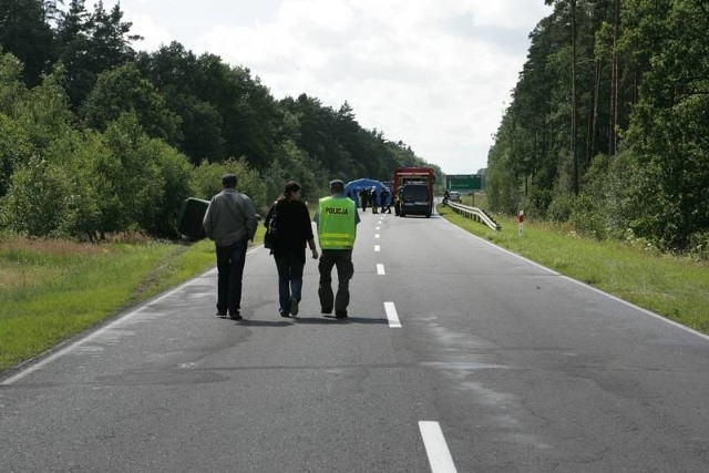 Wypadek rosyjskiego autokaru w Lemierzycach