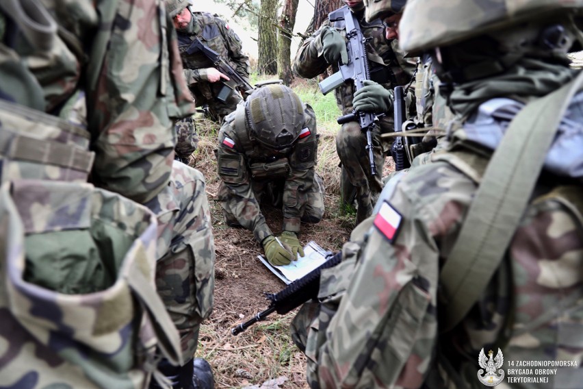 Szczecińscy Terytorialsi przygotowali zasadzkę. Zobacz ćwiczenia żołnierzy obrony terytorialnej [ZDJĘCIA]