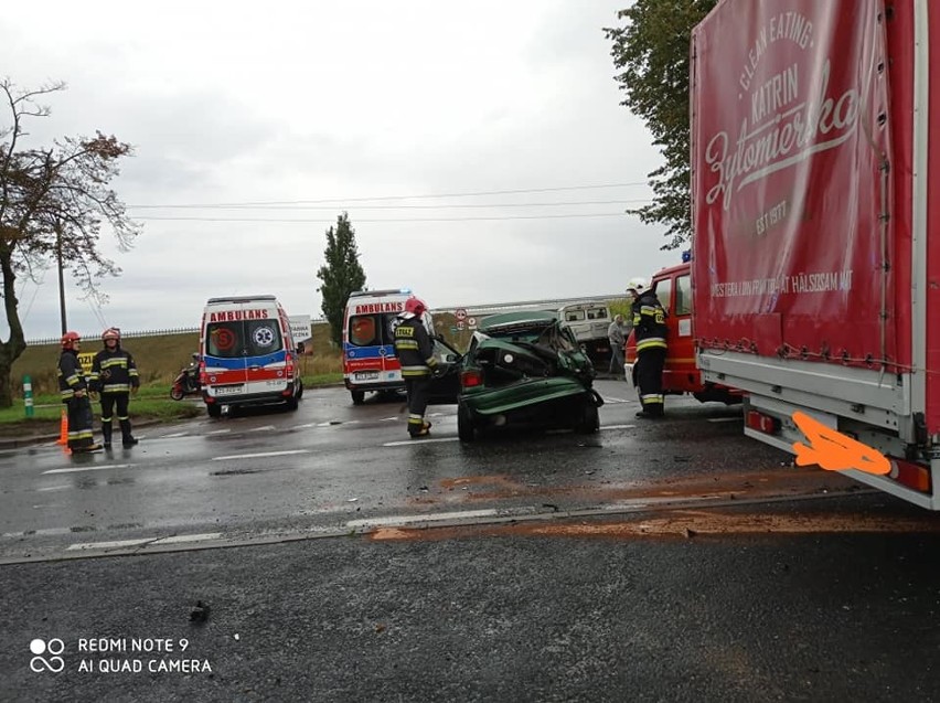 Wypadek na DK 10 koło Wałcza