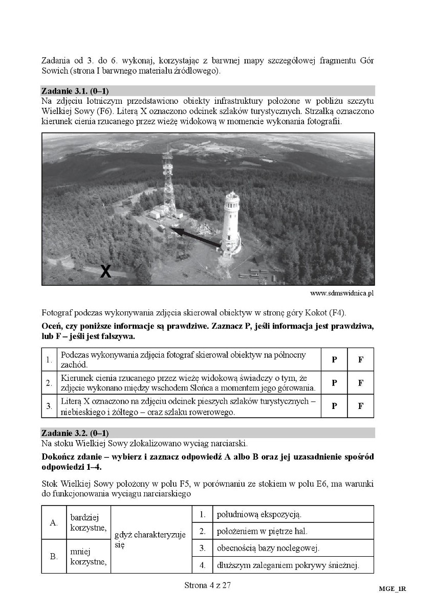 Matura 2017. GEOGRAFIA - ODPOWIEDZI, arkusz CKE