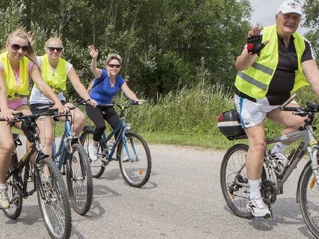 Wśród cyklistów był także wielki przyjaciel Jana Moskwy &#8211; buski przedsiębiorca Marian Kopała.