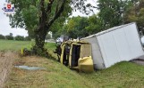 Anusin. Chciał uniknąć stłuczki, uderzył w drzewo