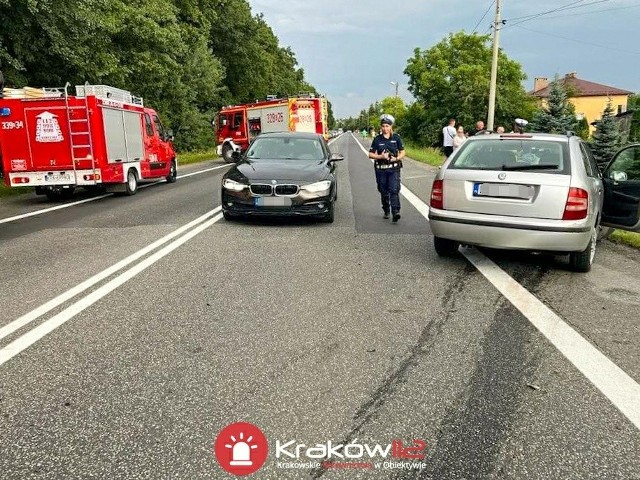 Wypadek w Jerzmanowicach.