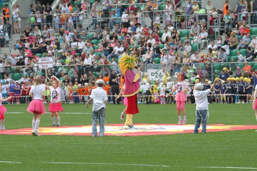 Wrocław: Dzień Przedszkolaka na Stadionie Miejskim (ZDJĘCIA, FILM)