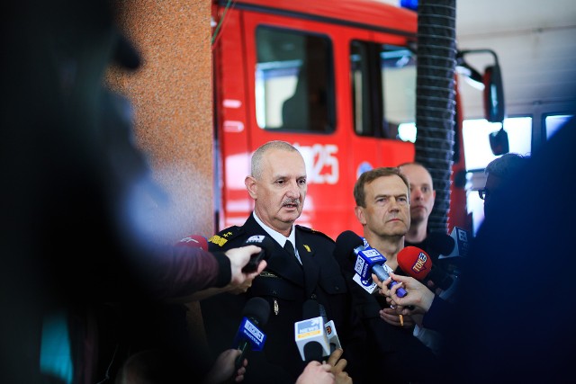 Konferencja prasowa po tragicznym pożarze w Dojlidach