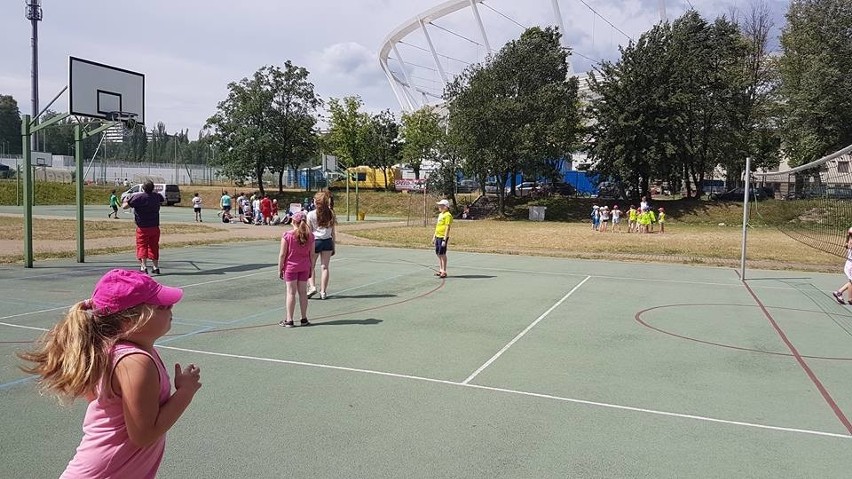 Zajęcia sportowe na Stadionie Śląskim