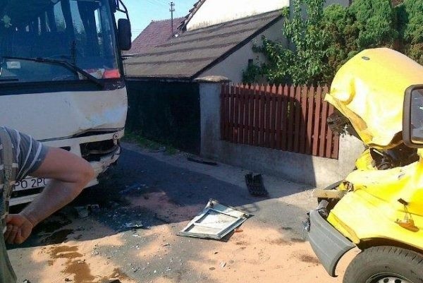 Do kolizji doszło około 16.30 na ul. Opolskiej w Węgrach pod Opolem.