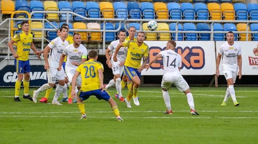 Arka Gdynia pokonała ostatnio u siebie 3:2 Puszczę...