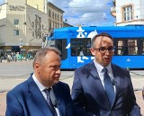 Minister infrastruktury Dariusz Klimczak przyjechał do Krakowa z dobrymi informacjami w sprawie metra i wsparł Andrzeja Kuliga