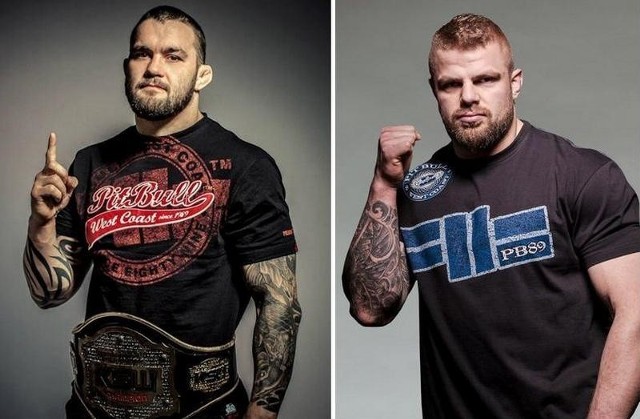 KSW 24. Walki: Materla - Silva, Bedorf - Nastula. Michał Materla po lewej, Karol Bedorf po prawej.