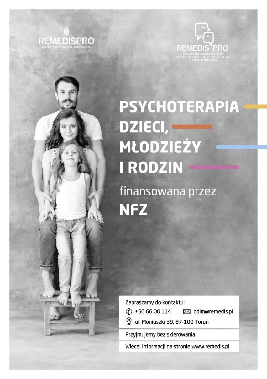 Bezpłatna pomoc psychologiczna dla dziecka w Toruniu. Gdzie konkretnie?