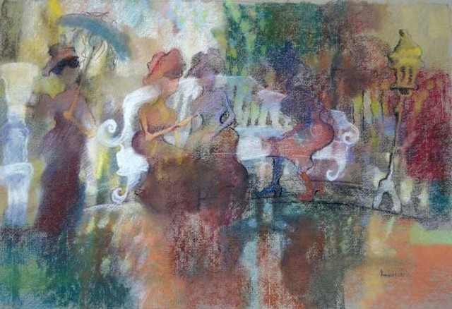 jeden z obrazów Katarzyny Podniesińskiej