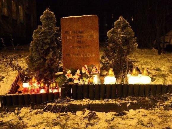 Pomnik upamiętniający śmierć 13-letniego Przemka.