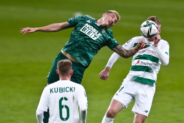 10.04.2021 wroclawslask wroclaw lechia gdanskn/z erik expositoekstraklasa pilka noznagazeta wroclawskapawel relikowski / polskapress