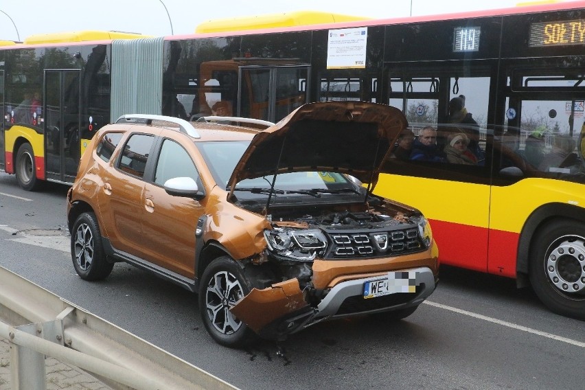 Wrocław: Wypadek na Gądowiance. Są utrudnienia w ruchu