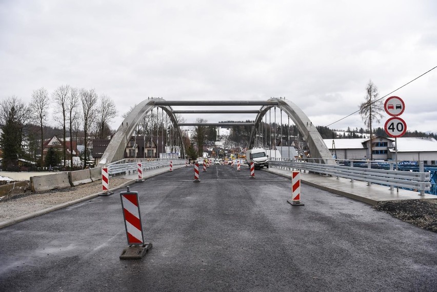 Most na zakopiance w Białym Dunajcu otworzony dla kierowców [ZDJĘCIA]