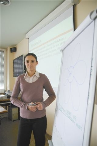 Magdalena Roik zajmuje się doradztwem zawodowym w opolskim WUP. (fot. Sławomir Mielnik)