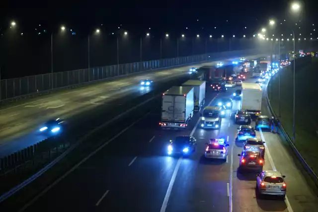 Wypadek na autostradzie A4, zdjęcie ilustracyjne