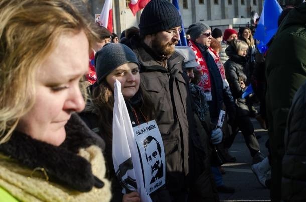 Marsz KOD-u w obronie Lecha Wałęsy.