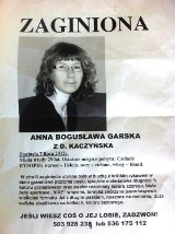 Rodzina szuka Anny Garskiej z Czeladzi. MZGK poprosił o usunięcie plakatów [ZDJĘCIA]