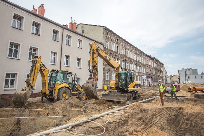 W Słupsku trwa długo oczekiwany remontu ulicy Długiej....